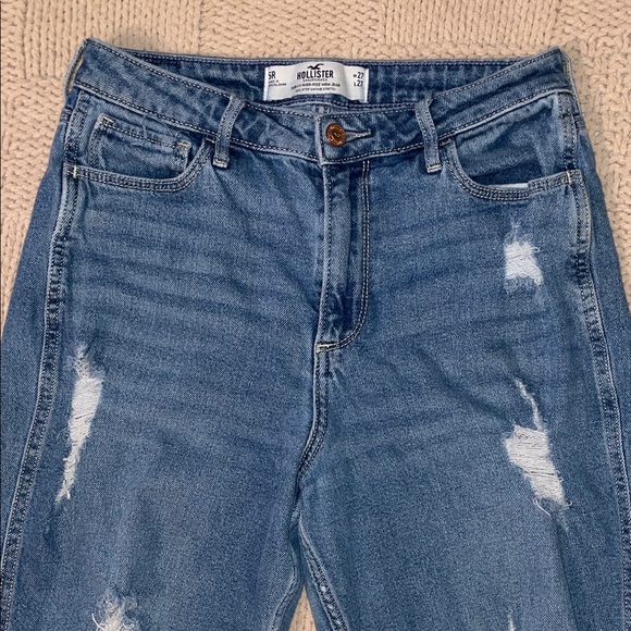 Hollister Light Blue Distressed Jeans - Picture 1 of 4